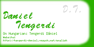 daniel tengerdi business card